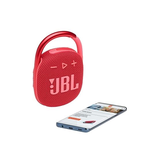 JBL Clip 4 - Portable Mini Bluetooth Speaker, big audio and punchy bass, integrated carabiner, IP67 waterproof and dustproof, 10 hours of playtime, speaker for home, outdoor and travel (Red) thumbnail 3