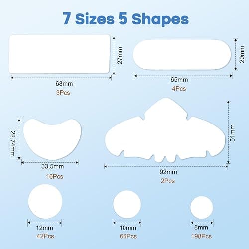Large Pimple Patches for Face 331 Patches,Hydrocolloid Acne Patch Skincare Blemishes Zit Breakouts Bandages Big Spot Covers for All Skin Types w/Tea Tree Salicylic Acid & Cica Oil|Bigpack,Larger Size thumbnail 6