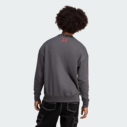 adidas Men's FC Bayern Munich Lifestyler Crew Sweatshirt thumbnail 4