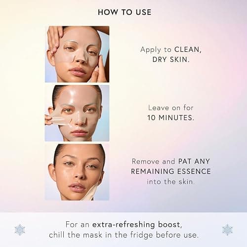 Everything Hydrogel Mask 8 Count, Plumping and Brightening Sheet Mask | Hydrating Face Masks with Triple Hyaluronic Acid, Glutathione & Vegan Collagen, Luxury Skincare by Dr. Barbara Sturm thumbnail 7