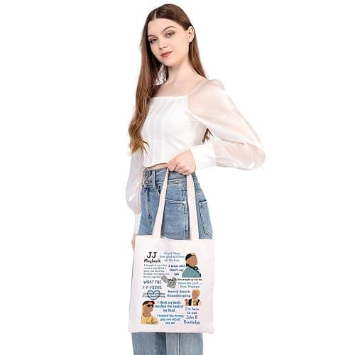 MYSOMY Outer TV Show Inspired Gift JJ Maybank Shoulder Bag OBX Tote Bag Pogue Friends Gift TV Show Fans Gift thumbnail 7