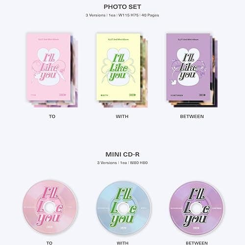 ILLIT 2nd Mini Album [I'LL LIKE YOU] GLLIT (Random Version) Photocards Keyring thumbnail 3
