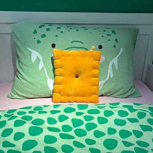 Snack Plushies Cheese Cracker Plush Pillow – 10" Soft & Huggable Stuffed Food Plush Toy – Cute Snack-Inspired Cuddly Gift for Kids & Adults thumbnail 6