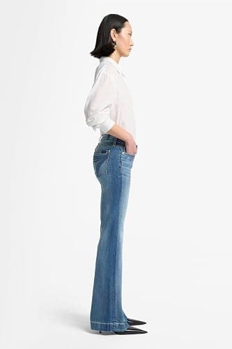 7 For All Mankind Womens Tailorless Dojo Wide Leg Trouser Jeans thumbnail 3