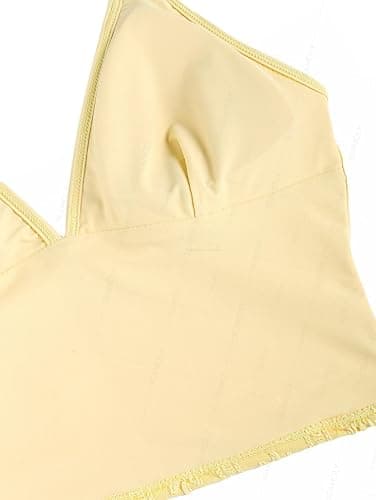 seamoly Women's Tankinis Striped Halter String Tie Side 2 Piece Tankini Sets Swimsuit thumbnail 2