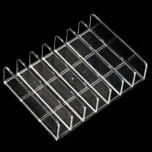 Pmsanzay DVD Storage Box - Clear Acrylic - Stackable DVD and CD Holder, CD Display Rack CD Organizer Stand - Holds up to 14 Standard CD Cases for Media Shelf Storage and Organization - No DVD thumbnail 4