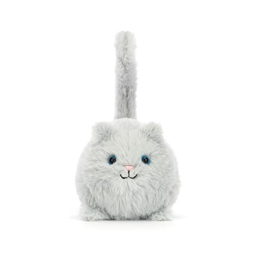 Jellycat Kitten Caboodle, Grey Stuffed Animal, 4 inches - Cats and Kittens Plush Toy - Classic Children's Gift - Grey thumbnail 6