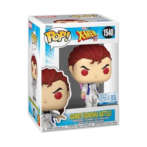 Funko Pop! Vinyl Figure, X-Men '97 Gambit Genosha Battle #1540, Entertainment Earth Exclusive, 4.75 Inch, Window Box thumbnail 3