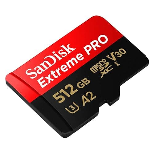 SanDisk Extreme PRO microSDXC UHS-I Memory Card 512 GB + Adapter & RescuePRO Deluxe (for Smartphones, Action Cameras or Drones, A2, Class 10, V30, U3, 200 MB/s Transfer) thumbnail 2