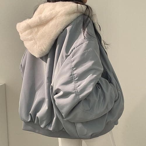 Women's Gothic Zip Up Hoodie Goth Fleece Fur Y2K Coats Cyber Punk Grunge Jackets Dark Academia Acubi Top Clothing thumbnail 7