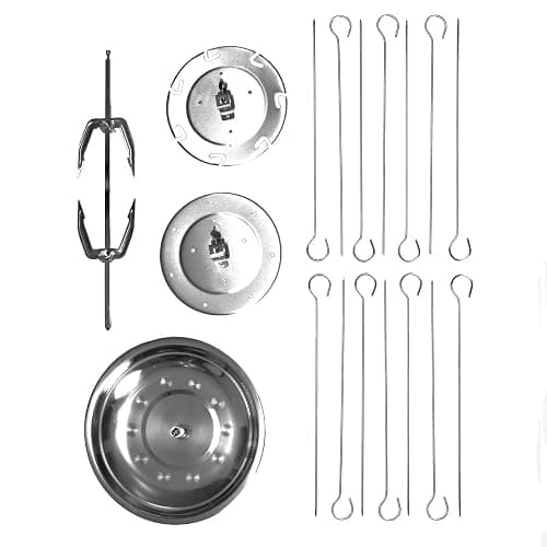 Schallen Electric 1500W 360° Rotating 21L Rotisserie Grill for Kebabs, Skewers and Roasts thumbnail 4
