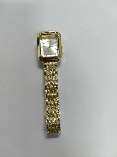 Lancardo Elegant Rectangular Womens Watch: Gold Silver Tone Stainless Steel Easy-Read Roman Numerals Quartz Dainty Wristwatch Perfect for Birthday thumbnail 11