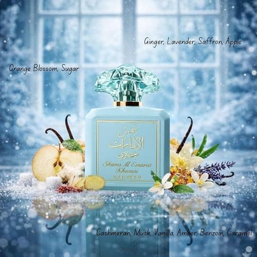 Ard al Zaafaran Shams Al Emarat Khususi Iced Petal & Glaze & Glow Eau de Parfum Sprays 100ml (3.4 oz) thumbnail 3