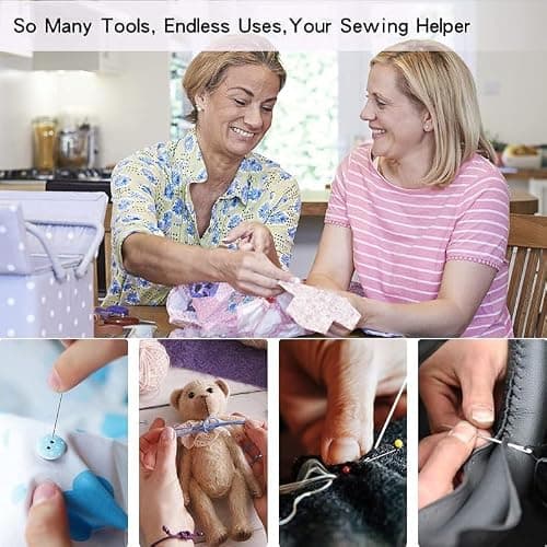 FNV Sewing kit, 229 pcs Sewing Accessories, Friendly for Beginner and Professional for Worker, Suitable for Travel, Home, School and DIY Gift, Needles, Scissors, 41XL Thread Spools thumbnail 4