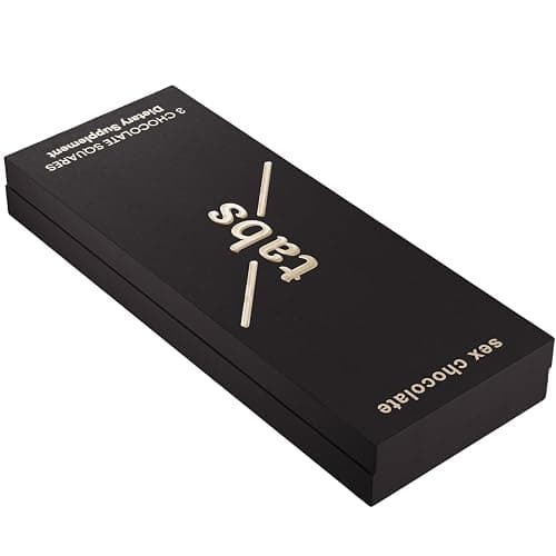 Tabs Chocolate Squares for Couples (1 Box) - Dark Chocolate Bar to Improve Mood - Vegetarian, Gluten-Free for Men & Women thumbnail 9