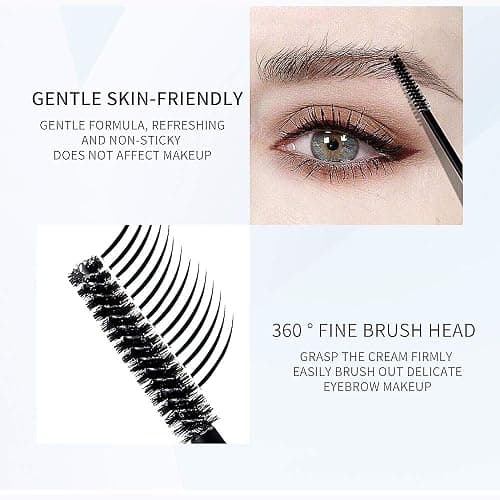 DAGEDA Clear Eyebrow Setting Gel, 2 Pack Brow Fix Gel, Waterproof And Sweat-Proof Eyebrow Repair Liquid Brows Styling Beauty Salon Home Use Makeup, 1.81oz thumbnail 3