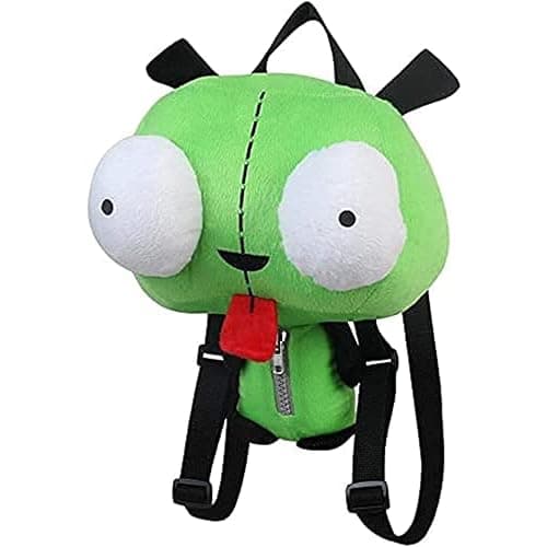 Haisijing Plush Toys New Alien 3D Eyes Robot Gir Cute Stuffed Plush Backpack Green Bag Xmas Gift 14 inches thumbnail 3