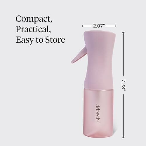 Kitsch Continuous Spray Bottle for Hair – Fine Mist Water Mister & Water Spray Bottle – Recycled Hair Spray Bottle – Spray Bottles for Cleaning, Styling, Plants & More – Sheer Violet, 150ml thumbnail 4
