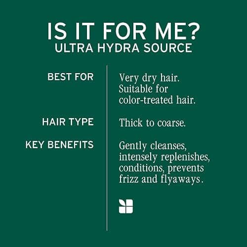 Biolage Ultra Hydra Source Shampoo - Deeply Moisturizes and Hydrates Very Dry Hair, Cleanses and Tames Frizz, For Thick, Coarse Hair, Infused with Micro-dosed with Cupuaçu Butter & Salicylic Acid thumbnail 5