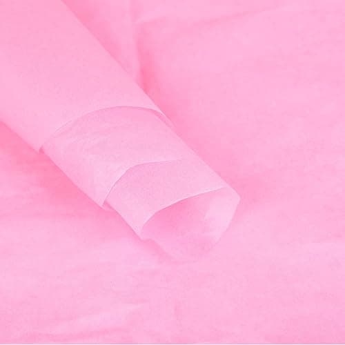 90 Sheet Pink Tissue Paper Recyclable Pink Wrapping Paper 14"x20"for Wedding Valentine Mother's Day Birthday DIY Art Craft Party Favor Decoration thumbnail 6