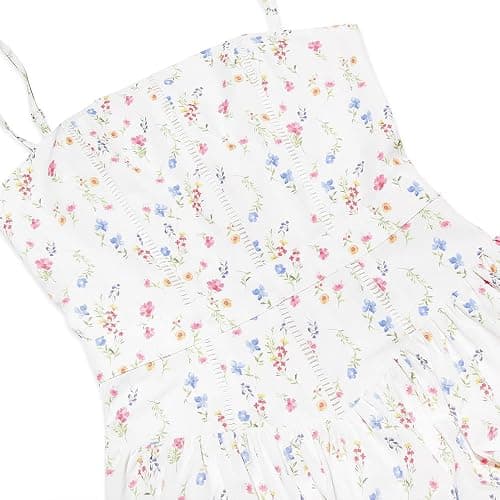 Women's Spaghetti Strap Maxi Dinner Party Dress Elegant Floral Print Holiday Dress 2026 thumbnail 6