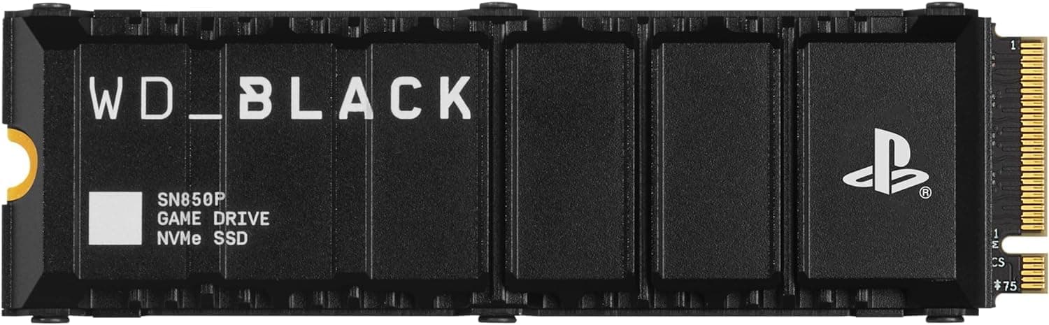 WD_Black 8TB SN850P NVMe M.2 SSD Officially Licensed Storage Expansion for PS5 Consoles, up to 7200MB/s, with heatsink - WDBBYV0080BNC-WRSN thumbnail 2