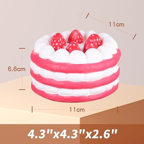 Anboor Squishies Cake Slow Rising Kawaii Squishie Toy for Collection Color Random thumbnail 2