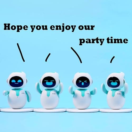 ENERGIZE LAB Eilik – Cute Robot Pets for Kids and Adults, Your Perfect Interactive Companion at Home or Workspace, Unique Gifts for Girls & Boys. thumbnail 5