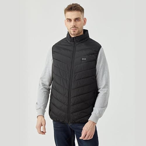 Cosy Life Heated Vest with 20000mAh Battery Pack and 15 Heating Zones, Up to 11 Hours of Heat, for Hunting, Hiking & Golf thumbnail 8