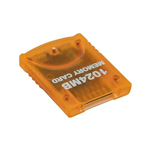 Wigearss 1024MB(16344 Blocks) Memory Card for Gamecube and Wii Console Game Cube NGC GC (Orange) thumbnail 5