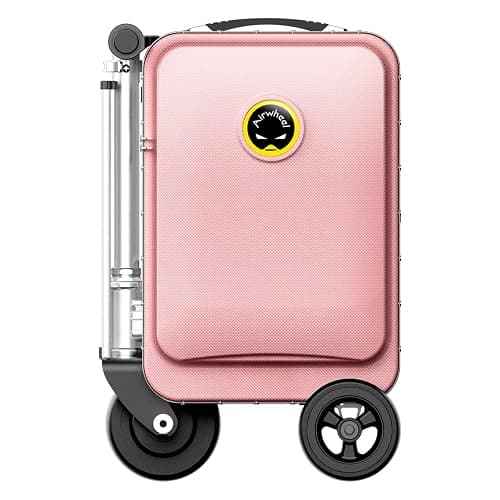 Airwheel SE3S Smart Rideable Suitcase Electric Luggage Scooter For Travel (pink) - Image 1