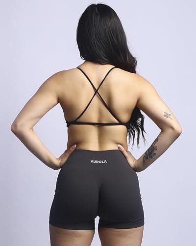 AUROLA Dream Collection Women Workout Shorts High Waist Gym Shorts, Scrunch Butt Seamless Athletic Shorts thumbnail 2