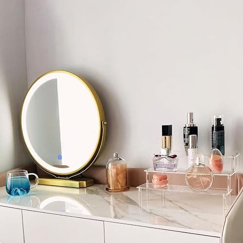 AZEAM Acrylic Display Riser, Clear Perfume Organizer, 3 Tier Cupcake Stand | Acrylic Shelves for Amiibo Funko POP Figures, Shelf Risers for Makeup and Cosmetic, Riser Stand for Vendor Collector, 2 Pack thumbnail 5