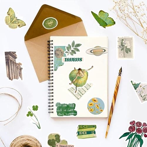 200PCS Vintage Aesthetic Stickers, Victorian Aesthetic Stickers for Water Bottles, Scrapbook Aesthetic Stickers, Vintage Junk Journal Stickers Teens Adults - 200PCSVintage Aesthetic thumbnail 5