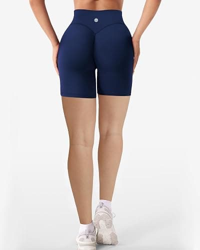 QUEENIEKE Biker Shorts Women High Waist Gym Shorts 6" Tummy Control Squat Proof Workout Shorts for Yoga Running Volleyball thumbnail 5