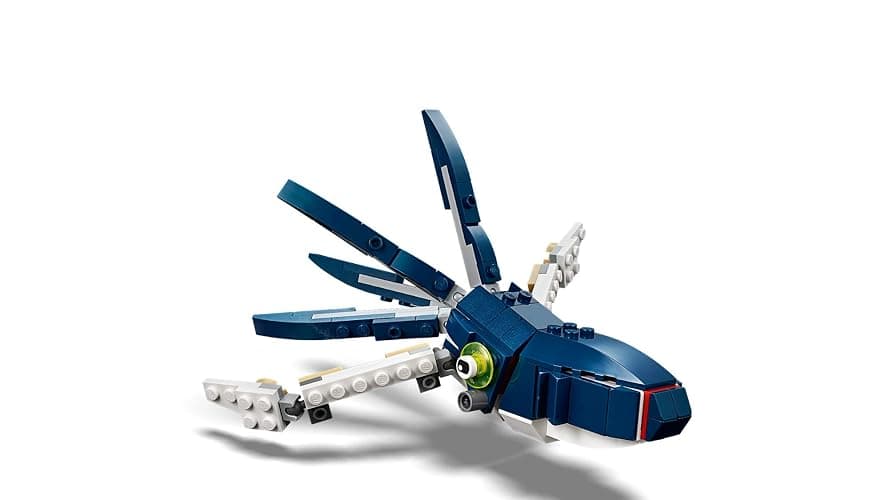 LEGO Creator 3 in 1 Deep Sea Creatures, Transforms from Shark and Crab to Squid to Angler Fish, Sea Animal Toys, Gifts for 7 Plus Year Old Girls and Boys, 31088 thumbnail 7