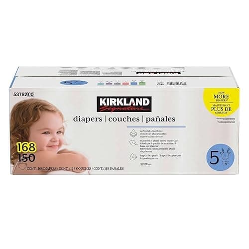 Kirkland Signature Diapers, Size 5