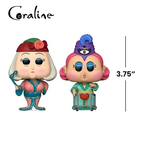 Funko Pop Movies: Coraline 15th Anniversary - Spink & Miss Forcible 2-Pack - Collectable Vinyl Figure - Gift Idea - Official Merchandise - Toys for Kids & Adults - Cartoon/Animation Fans thumbnail 3