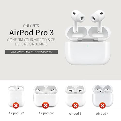 AirPod Pro 3 Case Cover, Shockproof for Women & Girls | with Golden Round Buckle | Protective Anti-Drop Design | Luxury Brown Leopard thumbnail 2