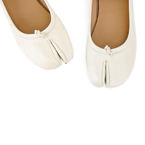 POYOIOR Tabi Shoes Women Split Toe Shoes Wide Width Ballet Flats Comfort Casual Work Shoes for Women Office thumbnail 8