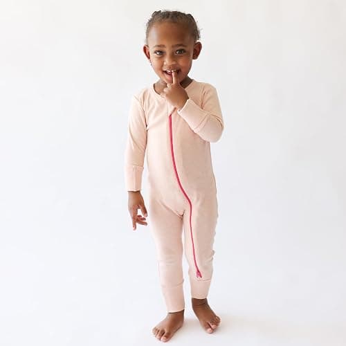 PARADE Organic Snuggle Soft Melange '2-Way' Zipper Romper thumbnail 2