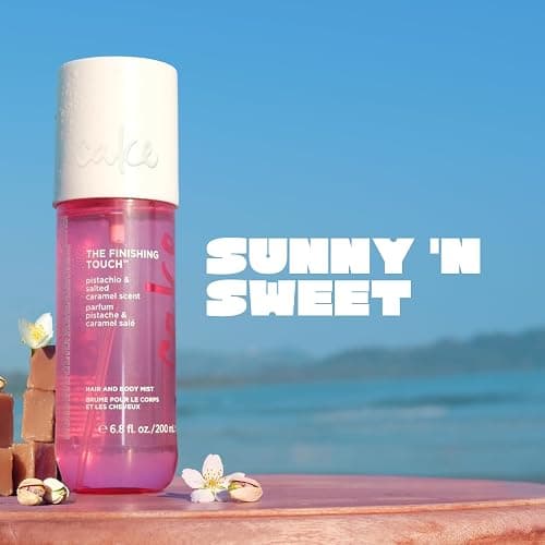 Cake Beauty Hair & Body Mist, The Finishing Touch - Pistachio & Salted Caramel Scent - Infused with Vitamin E & Argan Oil - For All Skin & Hair Types - 6.8 Fl Oz / 200 mL thumbnail 6