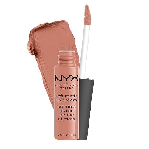 NYX PROFESSIONAL MAKEUP Soft Matte Lip Cream, Lightweight Liquid Lipstick - Stockholm (Mid-Tone Beige Pink) - Image 1