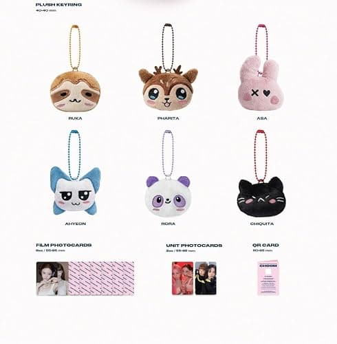 Baby'monster - 3rd Mini Album Choom Plush Keyring version (Ruka ver.) thumbnail 3