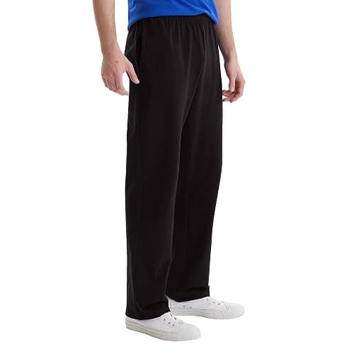 Hanes Men's Essentials Jersey Sweatpants, Cotton Lounge Pants with Pockets for Men, 32” Inseam thumbnail 4