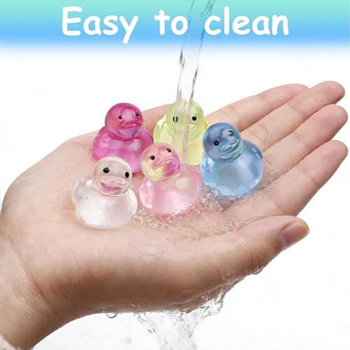 Mini Duck Sensory Toys 24 Pack Fidget Toys for Kids, Treasure Box Toys Fidgets for Classroom, Sensory Toys for Kids with Autism, Easter Gift thumbnail 4