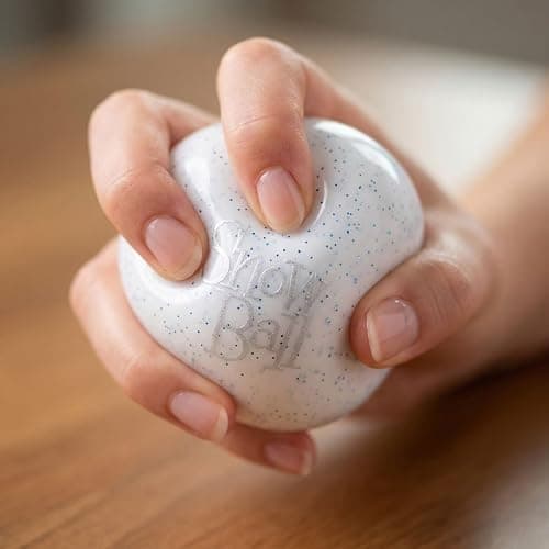 Water Drop Fidget Stress Ball, Squishy Stress Ball, Ice Squishy Stress Cube-Drop Malt Sugar Balls Sensory for Anxiety Stress Easter Party Favors (Blue) thumbnail 8