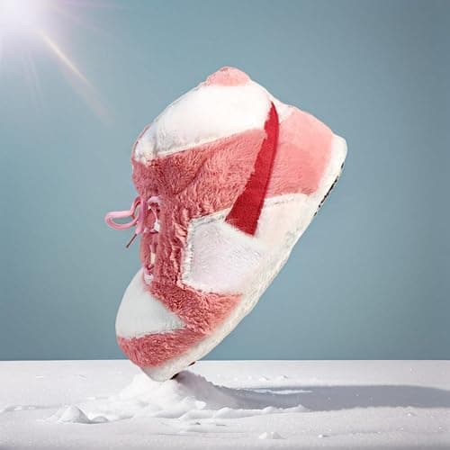 XDDCPWL Sneaker Slippers Non Slip Sole Indoor House Plush Slippers Unisex Indoor Floor Cotton Shoes thumbnail 4