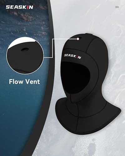Seaskin Wetsuit Hood, 5mm Neoprene Diving Hood thumbnail 4