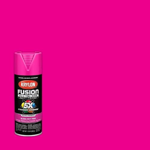 Krylon Fusion All-In-One 12 Oz. Gloss Spray Paint, Hot Pink - 1 Each thumbnail 3